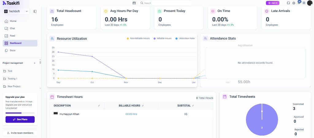 Timesheets that fill themselves